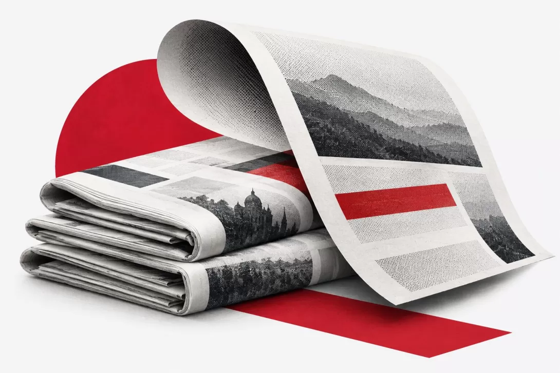 Zartonk — editorial illustration of newspapers