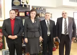 Министр диаспоры Армении Грануш Акопян приняла делегацию во главе с председателем Центрального правления РАК товарищем Майком Харапяном